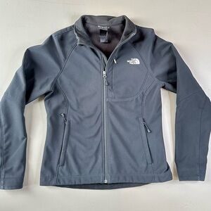 The North Face Apex Bionic Softshell Jacket Women’s Small Black Zip Fleece Lined